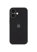 Чехол Silicone Case Full Camera Protective (AA) для Apple iPhone 17 (6.3") Черный / Black