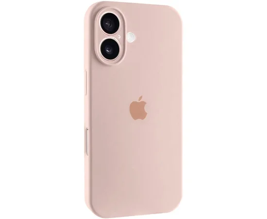 Чехол Silicone Case Full Camera Protective (AA) для Apple iPhone 17 (6.3") Розовый / Pink Sand