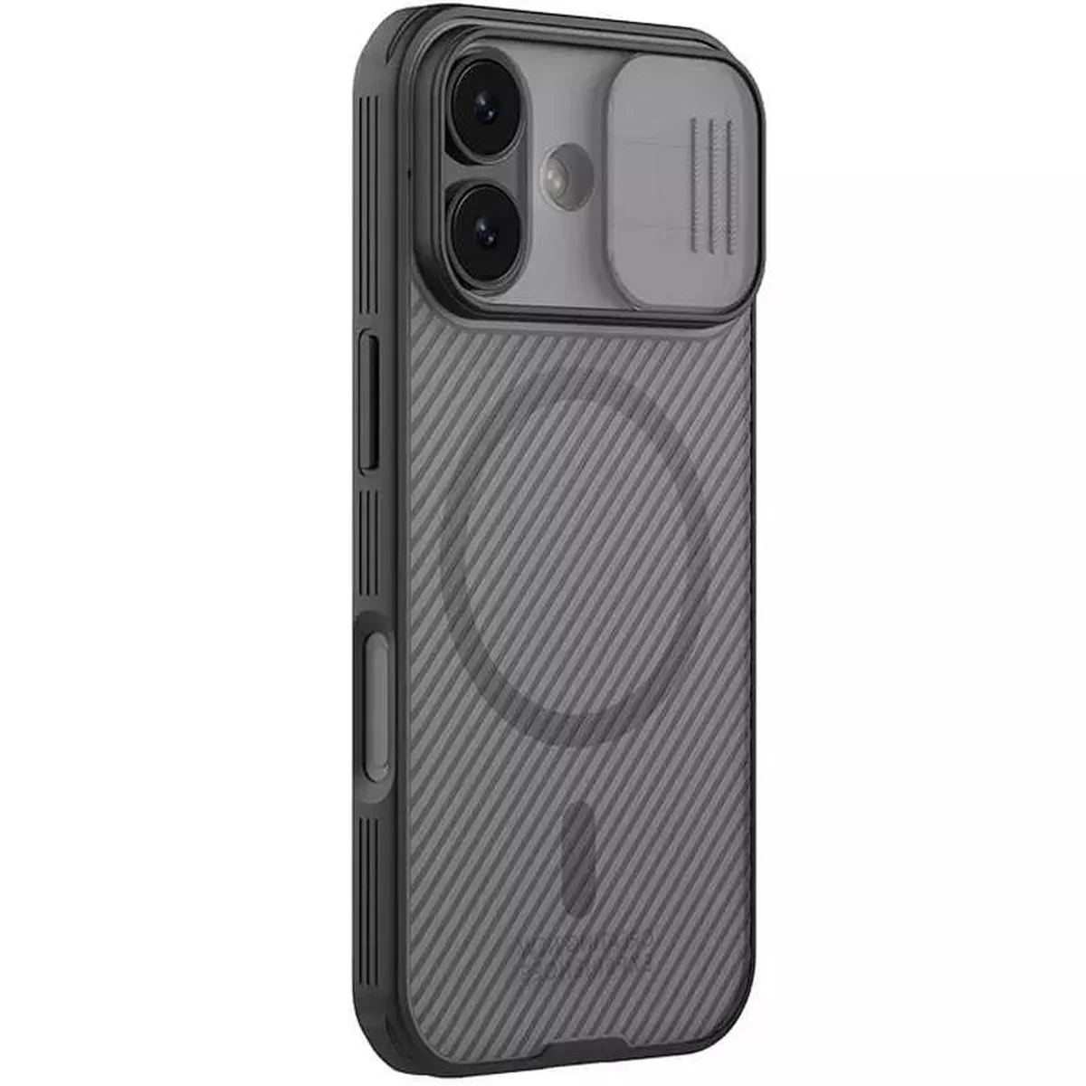 Карбоновая накладка Nillkin CamShield Pro Magnetic для Apple iPhone 17 (6.3") Transparent black