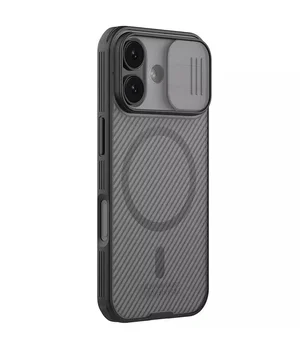 Карбоновая накладка Nillkin CamShield Pro Magnetic для Apple iPhone 17 (6.3") Transparent black
