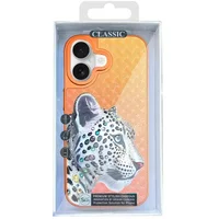 Чехол TPU+PC Crystal Hunt with MagSafe для Apple iPhone 17 (6.3") Orange