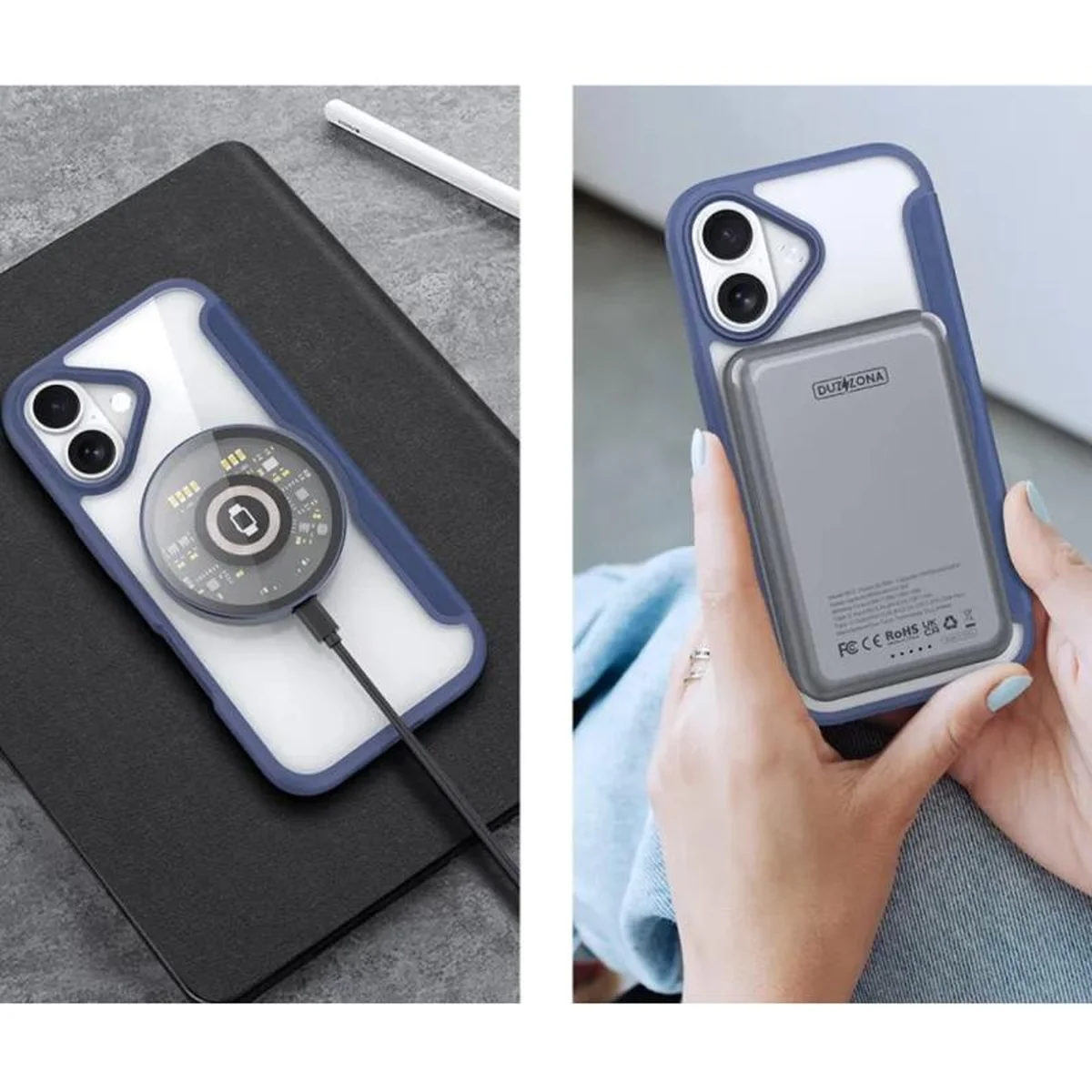 Чехол-книжка Dux Ducis Skin X Pro with MagSafe для Apple iPhone 17 (6.3") Blue