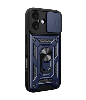 Чохол Ummi Camshield Serge Ring для Apple iPhone 17 (6.3") Синій / Navy