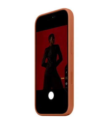 Чехол Silicone case (AAA) with Magsafe and Animation для Apple iPhone 17 (6.3") Terra Cotta