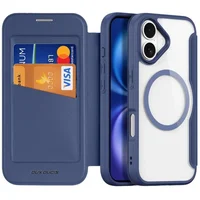 Чехол-книжка Dux Ducis Skin X Pro with MagSafe для Apple iPhone 17 (6.3") Blue
