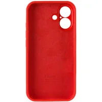 Чехол Silicone Case Full Camera Protective (AA) для Apple iPhone 17 (6.3") Красный / Red