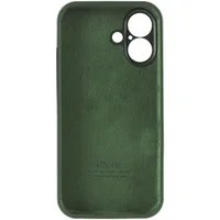 Чехол Silicone Case Full Camera Protective (AA) для Apple iPhone 17 (6.3") Зеленый / Cyprus Green