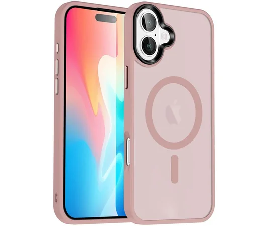 Чехол Ummi Colorful with MagSafe для Apple iPhone 17 (6.3") Розовый / Pink