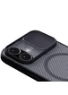 Карбоновая накладка Nillkin CamShield Pro Magnetic для Apple iPhone 17 (6.3") Transparent black