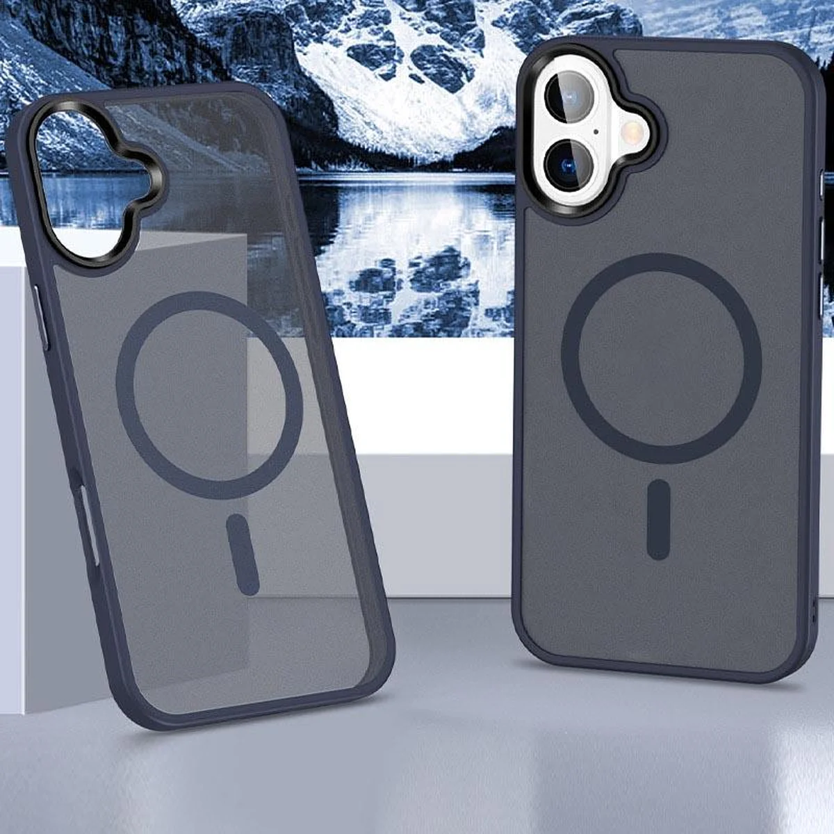 Чехол Ummi Colorful with MagSafe для Apple iPhone 17 (6.3") Синий / Navy Blue