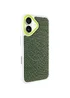 Чехол PC TechWoven Hybrid with MagSafe для Apple iPhone 17 (6.3") White / Green