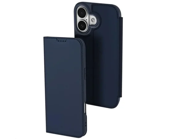 Чохол-книжка Dux Ducis з кишенею для візиток для Apple iPhone 17 (6.3") Синій