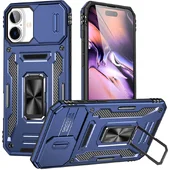 Ударопрочный чехол Camshield Army Ring для Apple iPhone 17 (6.3") Синий / Navy