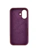 Чехол Silicone Case Full Protective (AA) V2 with MagSafe для Apple iPhone 17 (6.3") Бордовый / Plum