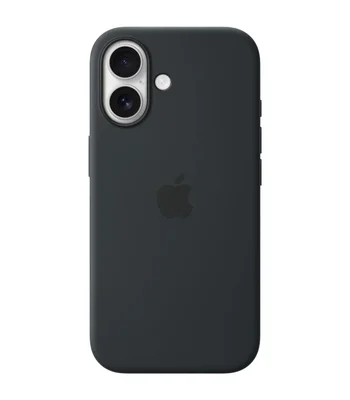Чехол Silicone case (AAA) with Magsafe and Animation для Apple iPhone 17 (6.3") Black