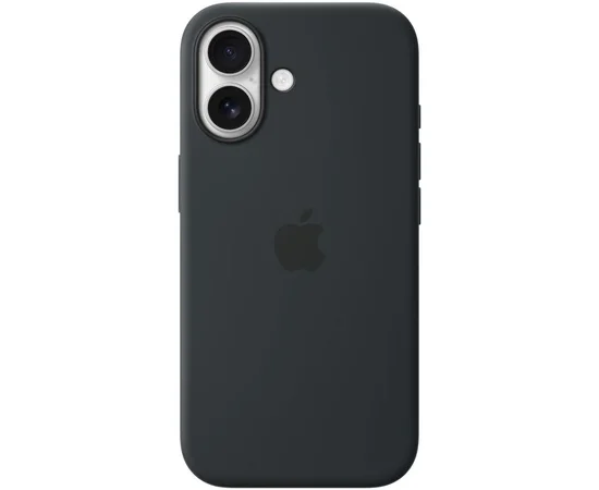 Чехол Silicone case (AAA) with Magsafe and Animation для Apple iPhone 17 (6.3") Black