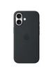 Чехол Silicone case (AAA) with Magsafe and Animation для Apple iPhone 17 (6.3") Black