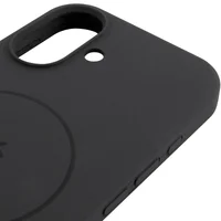 Чехол Silicone Case Full Protective (AA) V2 with MagSafe для Apple iPhone 17 (6.3") Серый / Dark Gray
