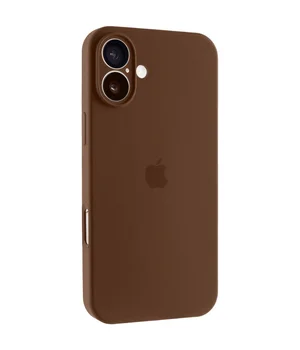 Чохол Silicone Case Full Camera Protective (AA) Apple iPhone 17 (6.3") Коричневий / Brown