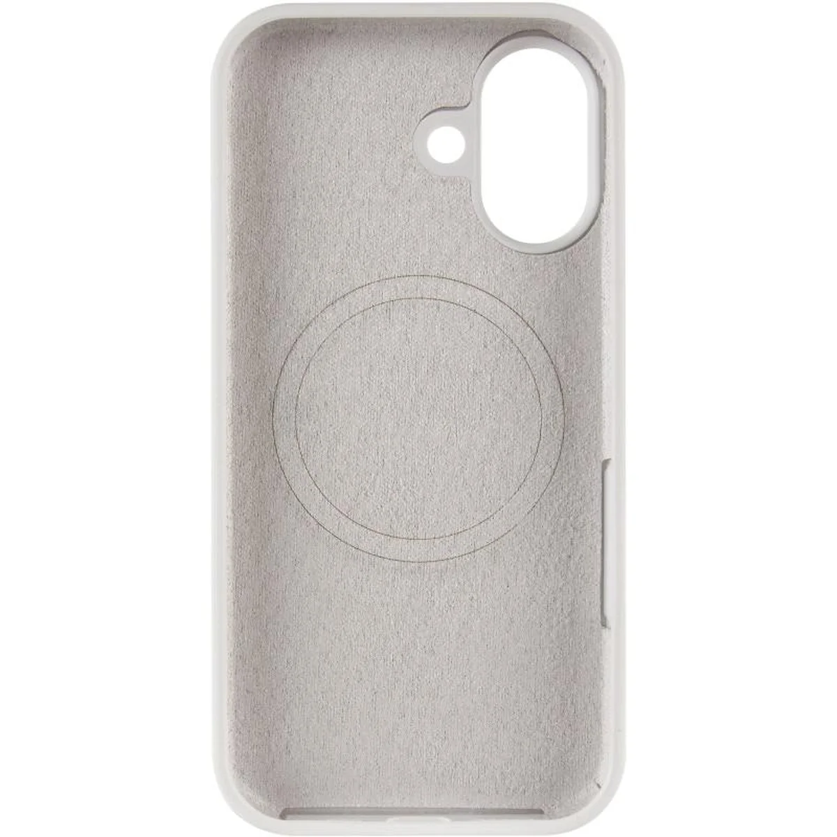Чохол Silicone Case Full Protective (AA) V2 with MagSafe для Apple iPhone 17 (6.3") Білий / White