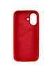 Чехол Silicone Case Full Protective (AA) V2 with MagSafe для Apple iPhone 17 (6.3") Красный / Red
