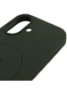 Чехол Silicone Case Full Protective (AA) V2 with MagSafe для Apple iPhone 17 (6.3") Зеленый / Cyprus Green