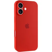 Чехол Silicone Case Full Camera Protective (AA) для Apple iPhone 17 (6.3") Красный / Red