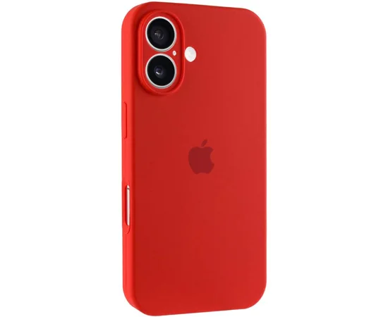 Чехол Silicone Case Full Camera Protective (AA) для Apple iPhone 17 (6.3") Красный / Red