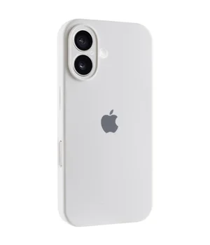 Чехол Silicone Case Full Camera Protective (AA) для Apple iPhone 17 (6.3") Белый / White