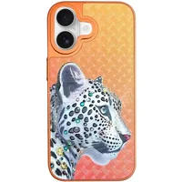 Чехол TPU+PC Crystal Hunt with MagSafe для Apple iPhone 17 (6.3") Orange