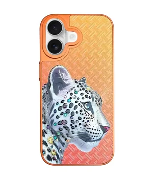 Чехол TPU+PC Crystal Hunt with MagSafe для Apple iPhone 17 (6.3") Orange