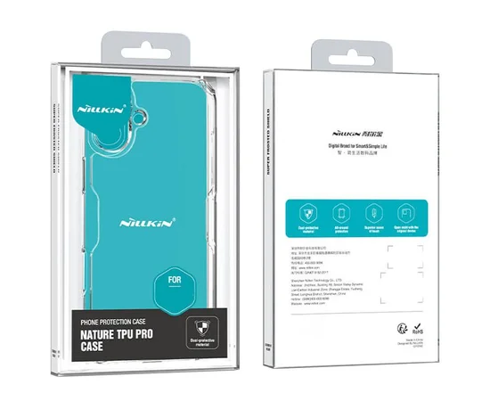 TPU чохол Nillkin Nature Pro Series для Apple iPhone 17 (6.3") Безбарвний (прозорий)