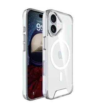 Чохол TPU Space Case with MagSafe для Apple iPhone 17 (6.3") Прозорий