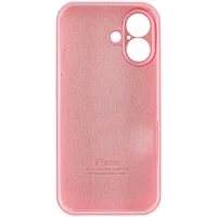 Чехол Silicone Case Full Camera Protective (AA) для Apple iPhone 17 (6.3") Розовый / Light pink