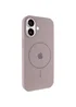Чехол Silicone Case Full Protective (AA) V2 with MagSafe для Apple iPhone 17 (6.3") Серый / Lavender