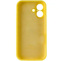 Чехол Silicone Case Full Camera Protective (AA) для Apple iPhone 17 (6.3") Желтый / Yellow