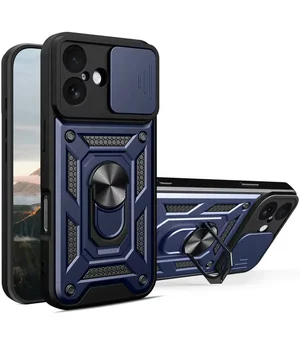 Чохол Ummi Camshield Serge Ring для Apple iPhone 17 (6.3") Синій / Navy