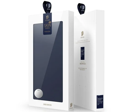 Чохол-книжка Dux Ducis з кишенею для візиток для Apple iPhone 17 (6.3") Синій