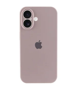 Чехол Silicone Case Full Camera Protective (AA) для Apple iPhone 17 (6.3") Серый / Lavender