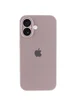 Чехол Silicone Case Full Camera Protective (AA) для Apple iPhone 17 (6.3") Серый / Lavender