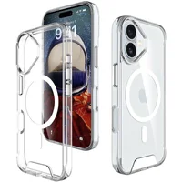 Чехол TPU Space Case with MagSafe для Apple iPhone 17 (6.3") Прозрачный