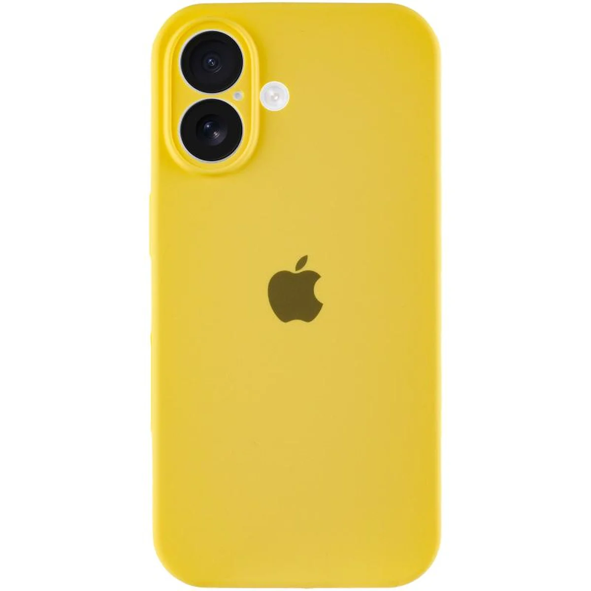Чехол Silicone Case Full Camera Protective (AA) для Apple iPhone 17 (6.3") Желтый / Yellow