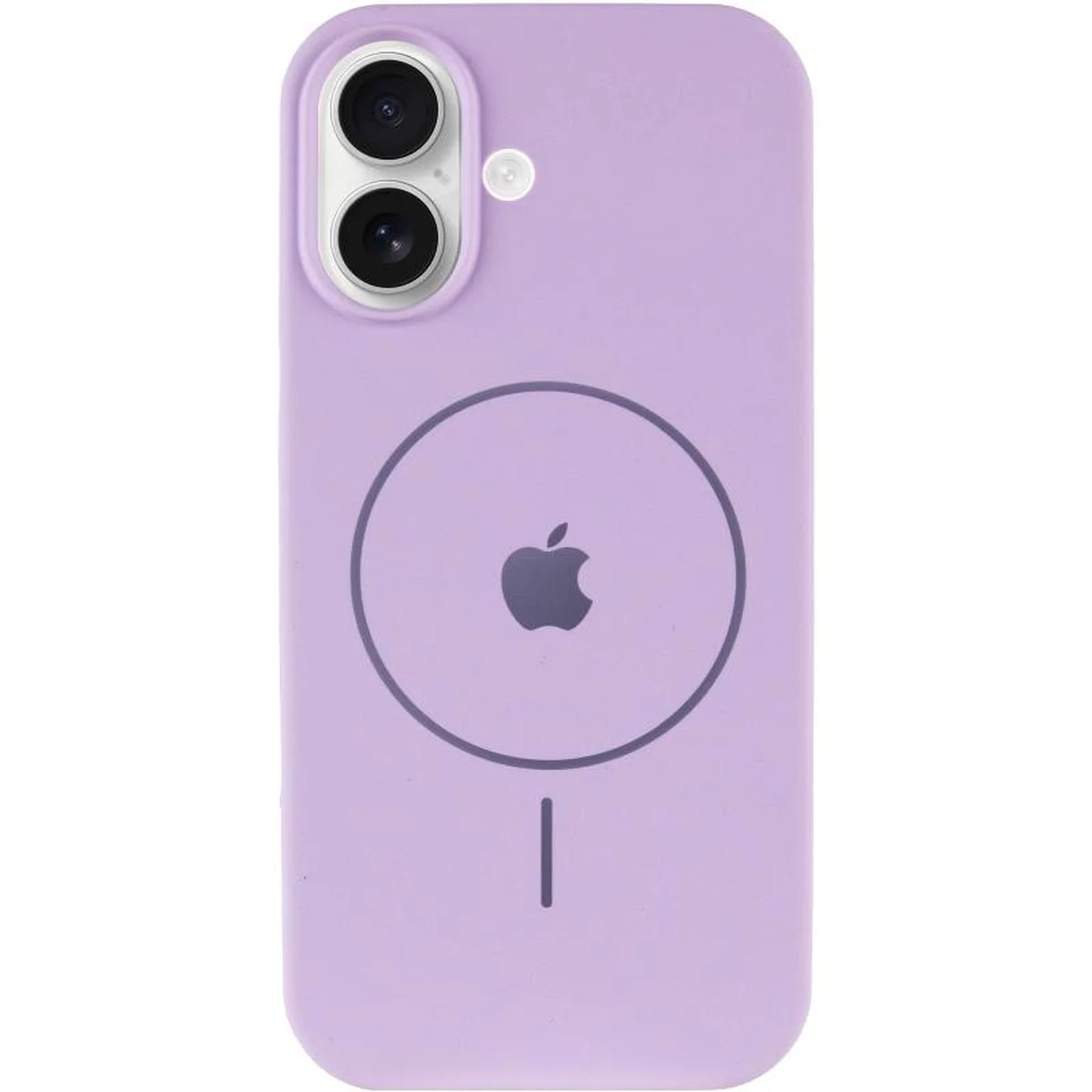 Чехол Silicone Case Full Protective (AA) V2 with MagSafe для Apple iPhone 17 (6.3") Сиреневый / Lilac