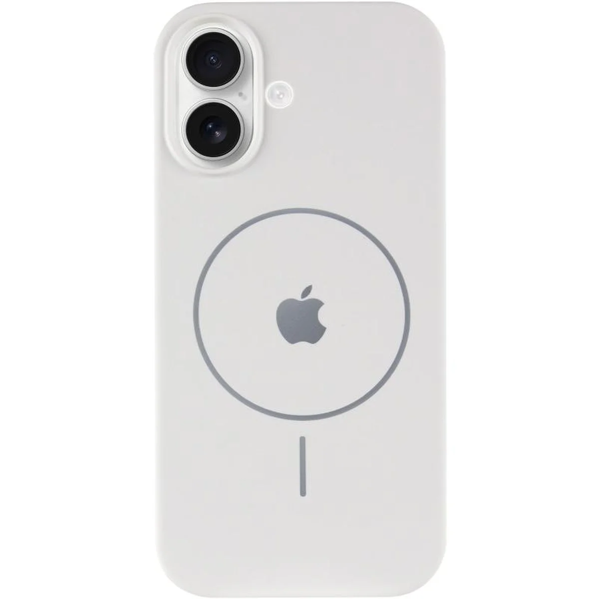 Чохол Silicone Case Full Protective (AA) V2 with MagSafe для Apple iPhone 17 (6.3") Білий / White