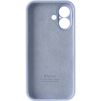 Чехол Silicone Case Full Camera Protective (AA) для Apple iPhone 17 (6.3") Голубой / Lilac Blue