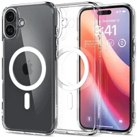 Чехол SGP Ultra Hybrid (MagFit) для Apple iPhone 17 (6.3") Прозрачный
