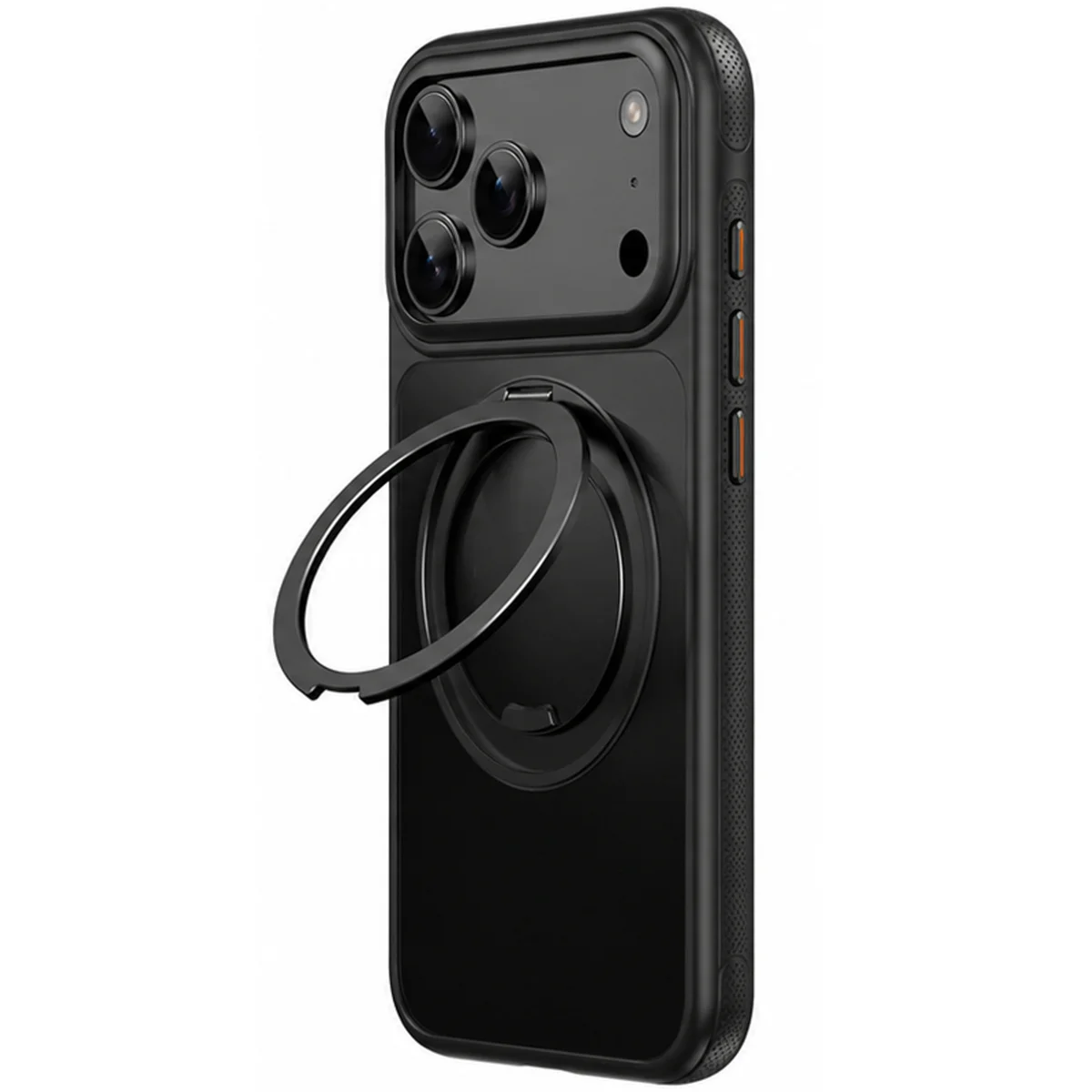 Чехол Ummi Stylish with MagSafe Ring для Apple iPhone 17 (6.3") Black