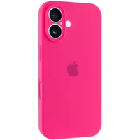 Чохол Silicone Case Full Camera Protective (AA) Apple iPhone 17 (6.3") Рожевий / Barbie pink