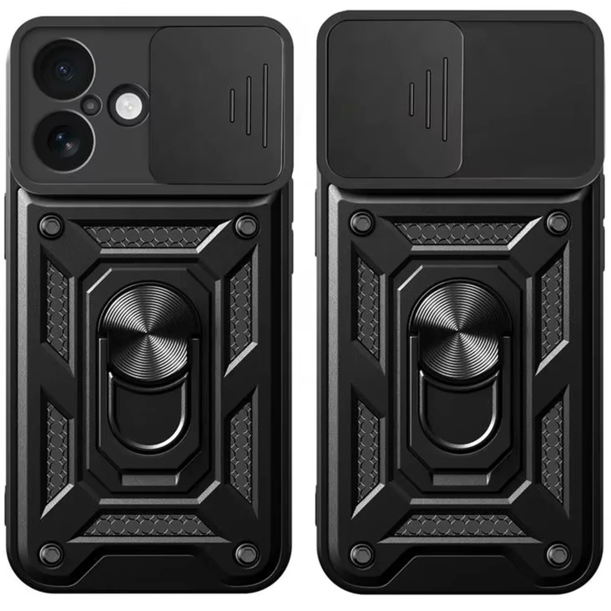 Чехол Ummi Camshield Serge Ring для Apple iPhone 17 (6.3") Черный / Black