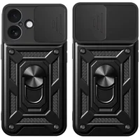 Чехол Ummi Camshield Serge Ring для Apple iPhone 17 (6.3") Черный / Black